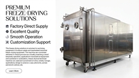 Industriële vriesdroogmachine SUS304 materiaal 380V/220V spanning QS-FD-200 model voor groente- en fruitverwerking