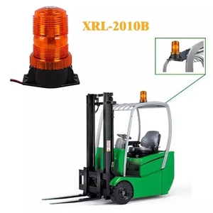 10-110V DC 9W Micro Vàng Khẩn Cấp Xoay Nhấp Nháy Đơn Xe Tải Nhấp Nháy Hổ Phách Cảnh Báo An Toàn Xe Nâng LED Đèn Hiệu Ánh Sáng - Product Image 3