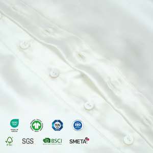 Glatt wie Seiden kissen bezug Mulberry <span class=keywords><strong>Silk</strong></span> Envelope Button Kissen bezug - Product Image 6