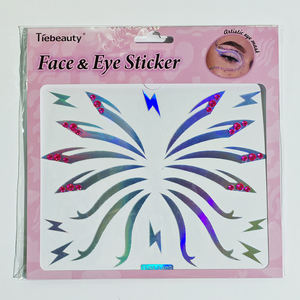 Autocollant de <span class=keywords><strong>tatouage</strong></span> laser Eyeliner personnalisé visage sexy <span class=keywords><strong>diamant</strong></span> maquillage waterpro de strass femmes couleur faux <span class=keywords><strong>tatouage</strong></span> temporaire - Product Image 5