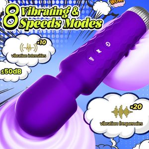 Juguetes sexuales recargables USB para parejas, vibrador de clítoris de punto G, masajeador de varita, vibrador de clítoris Anal impermeable de 10 velocidades - Product Image 3