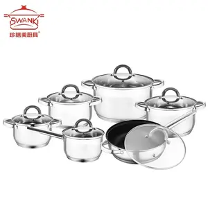 Luxury Stainlesssteel Cookware Kitchen Eco Friendly Royalty Line Cookware Set