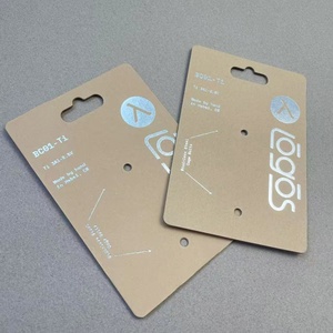 Appendiabiti in <span class=keywords><strong>cartone</strong></span> con logo in carta Kraft da 1000gsm 1200gsm - Product Image 4