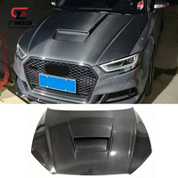 Nouvelle conception, capot moteur avant en fibre de carbone véritable de haute qualité pour Audi A3 S3 RS3 2013-2019