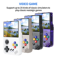 Consola de Juegos Retro JSgaming M19, Pantalla IPS de Alta Definición de 3.5 Pulgadas, 20000 Juegos Integrados, 3D, Regalo para Niños