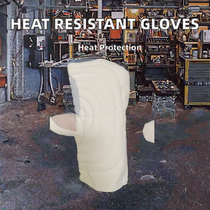 Guanti di Sicurezza in Tela di Cotone Resistenti alle Alte Temperature per Fusione, Cottura, Forno a Microonde, Protezione Isolante, 9 Pollici - Product Image 6