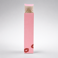 Boîte d'emballage de luxe pour gloss à lèvres avec logo personnalisé, écologique, certifiée FSC, boîte pliante pour cosmétiques et maquillage, pour rouge à lèvres, petite entreprise