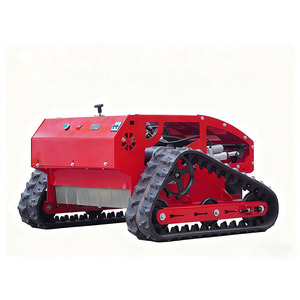 Лучшая коммерческая газонокосилка для зеленых территорий, простой дизайн, 4-тактный двигатель, гусеничный привод, дистанционное управление, для фермерских работ, с лезвиями для травы - Product Image 2