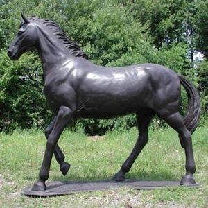Scultura di Animali <span class=keywords><strong>in</strong></span> Metallo per Esterni, Scultura di Cavallo <span class=keywords><strong>in</strong></span> Bronzo a Grandezza Naturale, Scultura a Rilievo da Parete - Product Image 4