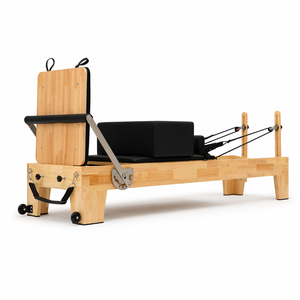 Reformer de Pilates de Madera de Roble Personalizado OEM, Máquina de Fitness Ajustable con Certificación CE para Estudio y Gimnasio en <span class=keywords><strong>Casa</strong></span> - Product Image 1