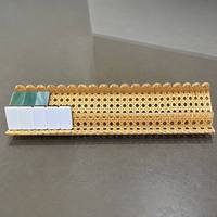 Support de Mahjong Américain à 3 Niveaux en Acrylique, Présentoir à Tuiles, Motif Tressé Fait Main, Portable pour 4 Joueurs, Vente en Gros