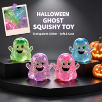 Halloween schattig spook rubberen squishy speelgoed stressverlichter fidget voor kinderen