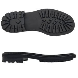 Prezzo all'ingrosso in <span class=keywords><strong>gomma</strong></span> da donna <span class=keywords><strong>suola</strong></span> di stivale in pelle stringata <span class=keywords><strong>suola</strong></span> per scarpe grossa - Product Image 1