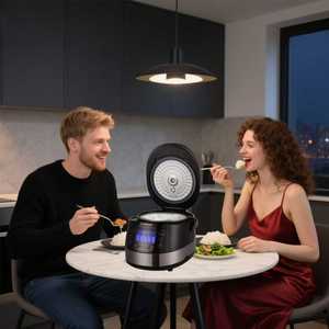 <span class=keywords><strong>Olla</strong></span> Arrocera Eléctrica Inteligente Hoffmans de 1000W, 220V, 6L, 19 <span class=keywords><strong>en</strong></span> 1, <span class=keywords><strong>Olla</strong></span> Multiusos Digital para <span class=keywords><strong>Cocinar</strong></span> a la Vaporo, para la Cocina Diaria Familiar <span class=keywords><strong>en</strong></span> África - Product Image 4