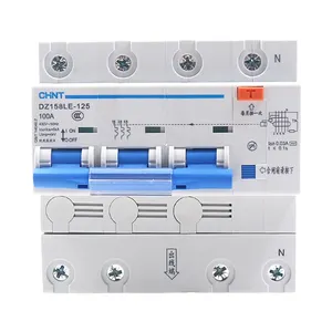CHINT DZ158LE-125 Interlock Circuit Breaker 63A Dual Power Manually Transfer 63A 80A 100A 125 amp 6kA waterproof