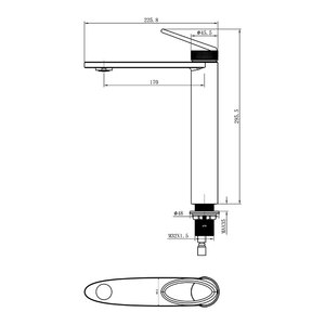 Pour Empolo hôtel WC robinets mélangeurs robinets-économie d'eau en laiton chaud froid robinet mélangeurs pistolet métal cuivre salle de bain Kaiping robinet haute <span class=keywords><strong>Qua</strong></span> - Product Image 2