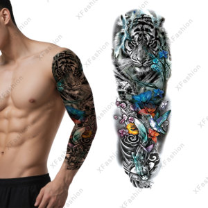 Grande <span class=keywords><strong>taille</strong></span> bras complet corps tatouages temporaires Sexy à la mode étanche autocollants de tatouage personnalisés pour adulte - Product Image 6