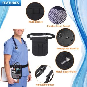 Kit de Cambio de Apósito Médico Multifuncional de Moda, Riñonera/Bolso Cruzado para Doctor, Resistente al Agua, Portátil, Material Oxford - Product Image 3