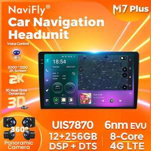 Autoradio Stereo 3D Navifly M6 M7 PRO Plus per Schermo Universale da <span class=keywords><strong>9</strong></span>/10 Pollici con Car Play Auto, BT, Schermo QLED 2K, Controllo Vocale, WiFi e LTE - Product Image 4