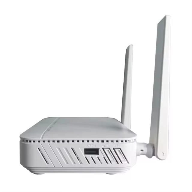 WIFI6 USED F6610M  XPON ONT Dual Band 4ge 1tel 2.4G/5G FTTH X-GPON ONU Modem English Firmware Fiber Optic Equipment F6610M