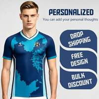 Jersey Sepak Bola Cetak Digital Berkualitas Tinggi Profesional 2026, Jersey Sepak Bola Polyester Cepat Kering, Maillot De Football
