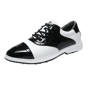 Nouveaux styles 2025 Chaussures de <span class=keywords><strong>golf</strong></span> de créateur pour femmes et hommes, chaussures de sport professionnelles à bout pointu en cuir véritable, bottes Oxford classiques, hiver été - Product Image 1