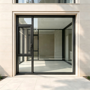 Deioux Powder Coated Thermal Break Aluminum <b>Swing</b> Opening Casement Window with Soft Closing Hinges for Outdoor Use - Product Image 1