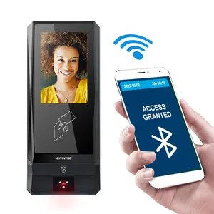 CT9 RFID NFC生体認証Gprsボタンスマートカードリーダーインターネットドアアクセス制御 (4G WiFi付き)