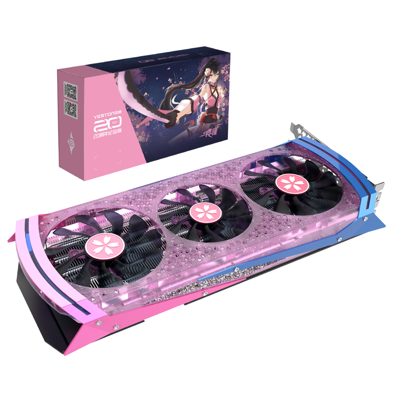 YESTON RX5700XT Graphics Card - 8GB GDDR6, 256-bit Interface, PCIe