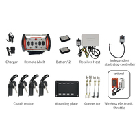 Receptor de control remoto electrónico inalámbrico de 4, 5, 6, 7 vías al por mayor para excavadora, kit de actualización con receptor de señal.