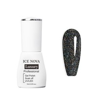 ICE NOVA Gel Teinté Nouvelle Arrivée Gel Disco Esmaltes Réfléchissant et Phosphorescent Paillettes Diamant Réfléchissantes Changeant de Couleur