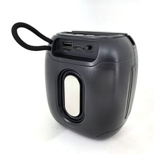 Enceintes miniatures stéréo sans fil Bluetooth ABS-1203 avec radio FM/TF/USB, lumière RGB, caisson de basses actif, <span class=keywords><strong>enceinte</strong></span> portable BT - Product Image 4