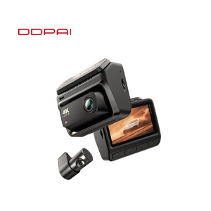 Ddpai กล้อง Z60ติดรถยนต์ GPS คู่หน้าและหลัง, กล้องติดรถยนต์4K กล้องติดรถยนต์สามตัวกล้องวิดีโอในรถแบบไร้สาย - Product Image 1