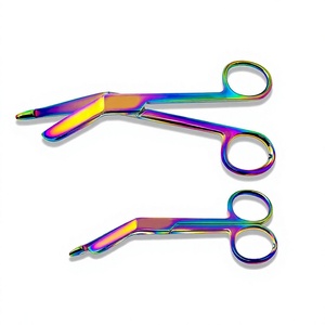 Tijeras para Vendajes Lister, para Técnicos de Emergencias Médicas, Paramédicos, Socorristas, Médicos, Enfermeras y Estudiantes, 3.5 y 4.5 Pulgadas, Instrumentos Médicos - Product Image 1