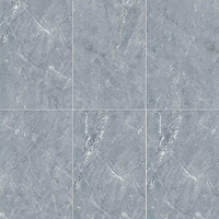 Carrelage en porcelaine aspect marbre gris 600x1200mm, facile à nettoyer, imperméable, pour sol, mur, salon, hôtel