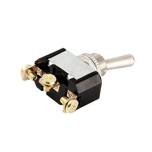 Interrupteur à bascule rétro - marche - arrêt - marche, 3 voies SPDT, 10A, 250VAC, avec 3 bornes à vis, pour applications SPDT artisanales. - Product Image 1