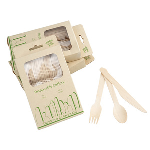 Cubiertos De Bambú Desechables Duido 220pzas: Ecológicos, Resistentes Y Perfectos Para Fiestas Y Picnics