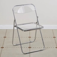Modernes Design Transparente Klappbare Esstische und Stühle, Acryl-Kunststoff Esstische und Stühle, für Hochzeiten und Veranstaltungen