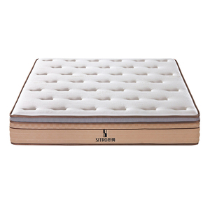 Mobilier de luxe lit double hypoallergénique avec taie d'oreiller matelas enroulable à ressorts ensachés pliable en boîte - Product Image 2