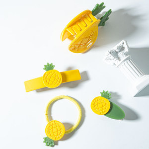 Pineapple Hair <b>Clip</b> 13 Cm Casual Headdress Fruit Design Hair Accessory - Product Image 3
