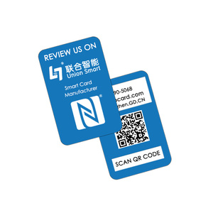 Cartes de visite personnalisables NFC QR Code WhatsApp <span class=keywords><strong>Facebook</strong></span> Google Avis ABS PVC RFID 13.56MHz pour l'intégration des médias sociaux - Product Image 5
