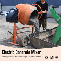Bétonnière électrique portable 140L 160L pour la construction et les petits chantiers