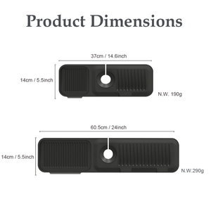 5 ° Tappetino in Silicone a Drenaggio Rapido per <span class=keywords><strong>Lavello</strong></span> da <span class=keywords><strong>Cucina</strong></span>, Protezione Antispruzzo per <span class=keywords><strong>Lavello</strong></span> - Product Image 5