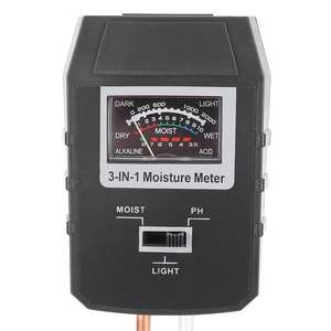 Alat Ukur Tanah JD Brand 3in1 Multifungsi, Pengukur <span class=keywords><strong>pH</strong></span> Tanah, Sensor Kelembaban & Pencahayaan, Layar <span class=keywords><strong>Analog</strong></span>, untuk Kebun, Pertanian, dan Halaman Rumput - Product Image 6