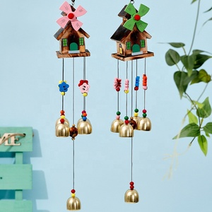 הסיטונאי יצירתי בית במבוק נחושת פעמוני רוח פעמונים מים קל להתקין אמנות מודרנית דקו חיצוני - Product Image 3