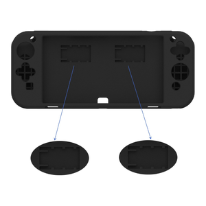 Étui de <span class=keywords><strong>protection</strong></span> en silicone anti-chute et anti-rayures avec 2 emplacements pour cartes de jeu pour console Nintendo <span class=keywords><strong>Switch</strong></span> <span class=keywords><strong>OLED</strong></span> - Product Image 6