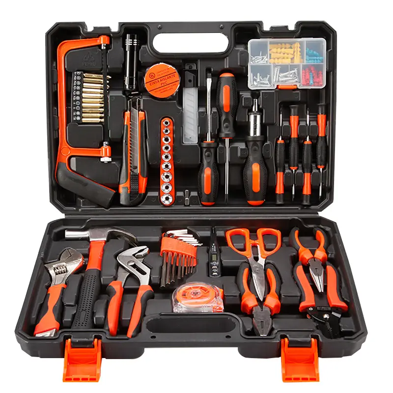 Kit de herramientas de mantenimiento eléctrico, juego de herramientas manuales de tornillo mecánico profesional personalizado