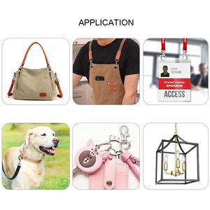 جودة عالية 3 ألوان المشابك جراد البحر المشبك المفاجئة جولة الذيل الكلب مشبك حقيبة مشبك هوك للحقائب - Product Image 5