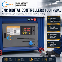 Machine à cintrer les barres d'acier CNC OEM, machine à cintrer les étriers de fer à béton électrique 6-40 mm pour la construction avec moteur à fil de cuivre de 3 kW