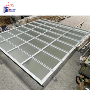 <span class=keywords><strong>Porte</strong></span> <span class=keywords><strong>de</strong></span> <span class=keywords><strong>garage</strong></span> en verre feuilleté à cadre en aluminium avec capacité d'insonorisation, idéale pour les zones résidentielles sensibles au bruit - Product Image 6